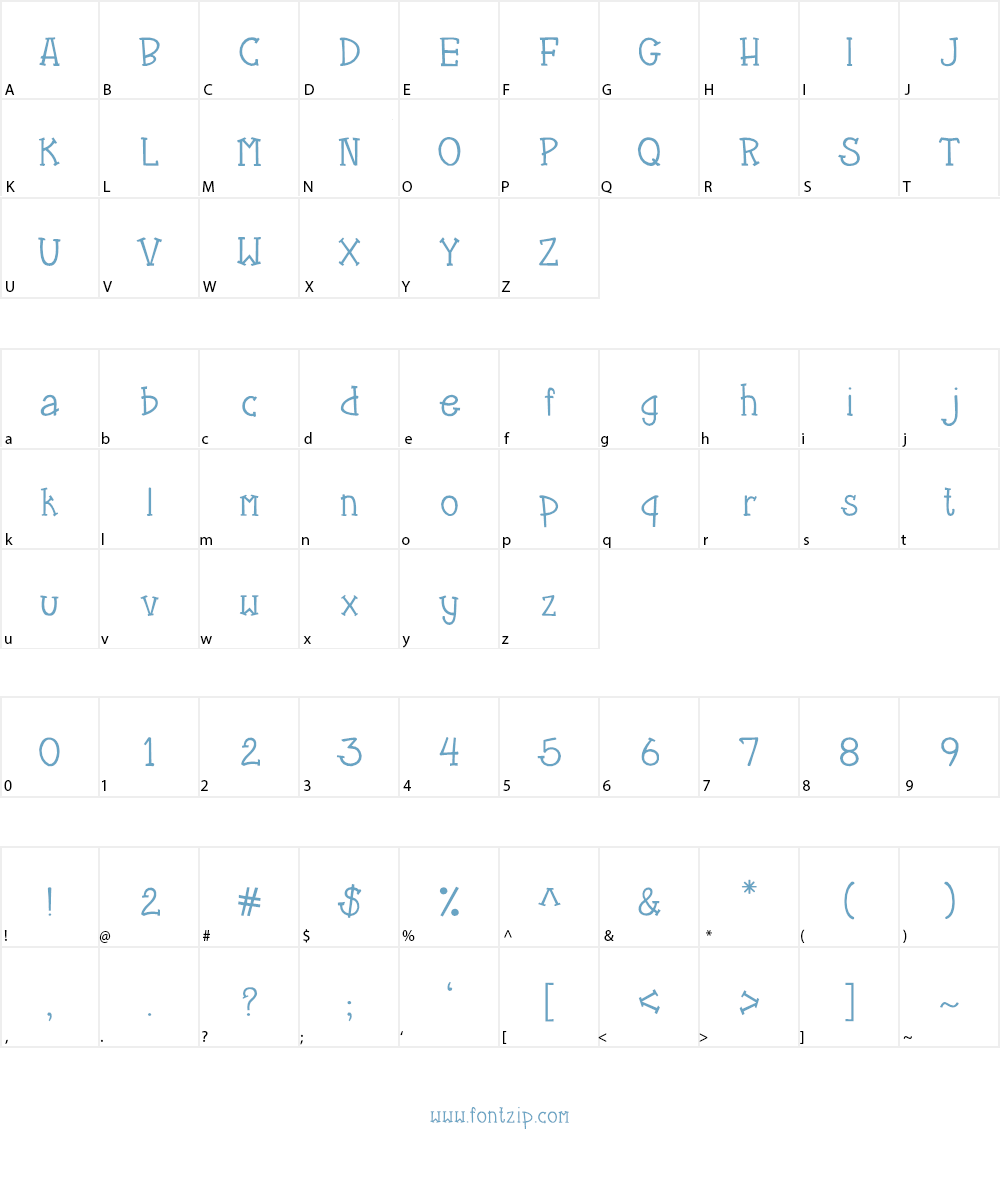 CRU-Kanda v.2 Font Character